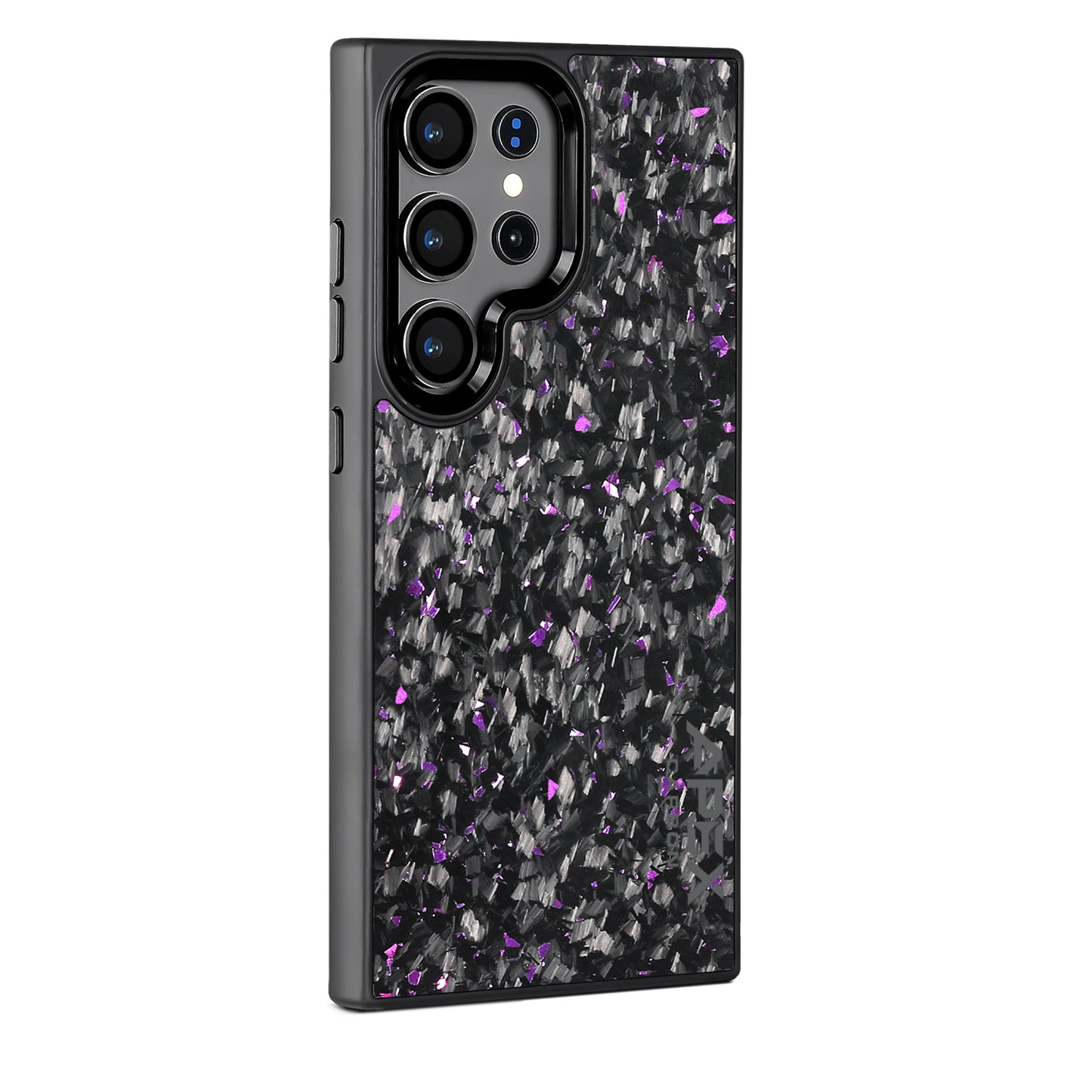 Purple Fragment | Forged Carbon Fiber | Samsung Case | IMPACT SERIES 2.0