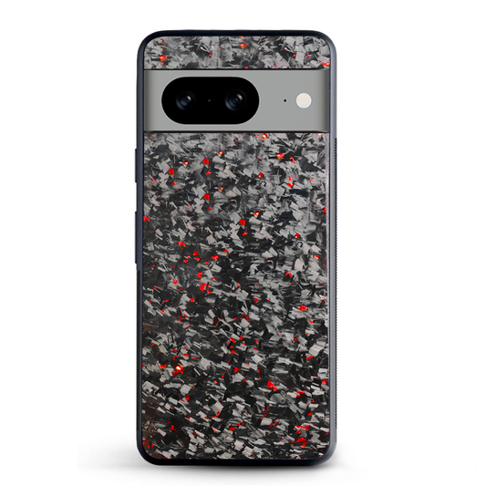 Red Fragment | Forged Carbon Fiber | Pixel Case | IMPACT SERIES