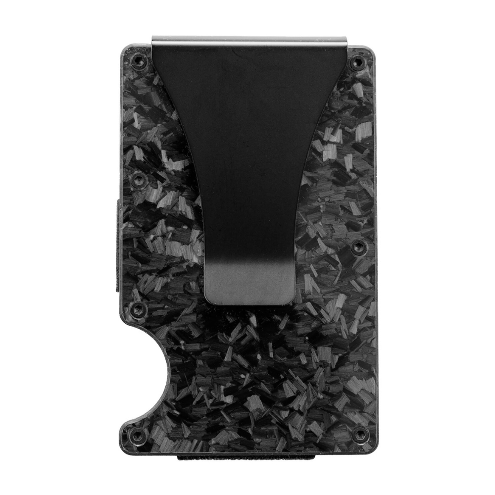 Black Fragment | Forged Carbon Fiber | Card Holder