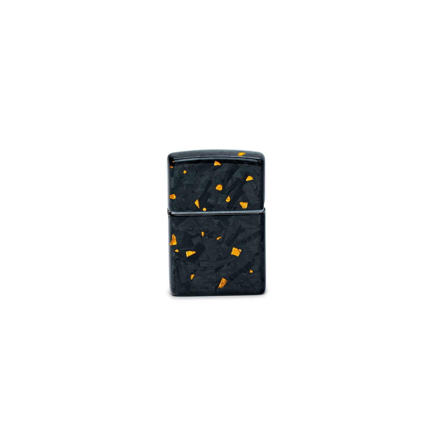 Gold Fragment | Forged Carbon Fiber | Zippo Case