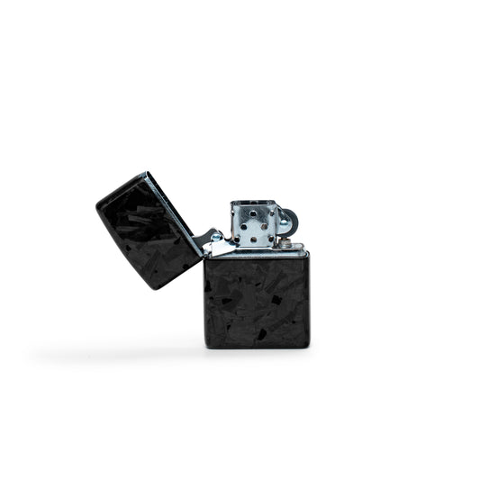 Black Fragment | Forged Carbon Fiber | Zippo Case