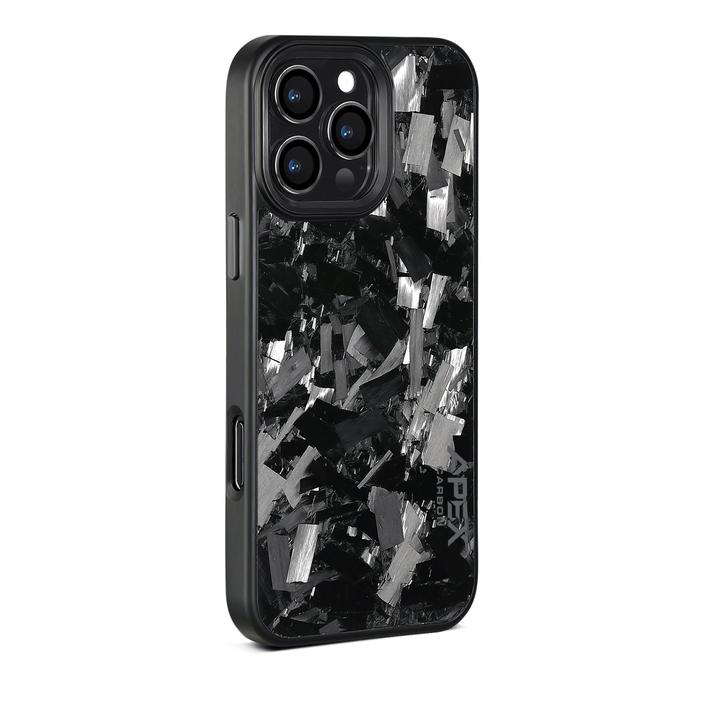 Black Large Fragment | Forged Carbon Fiber | iPhone Case | IMPACT SERIES 2.0