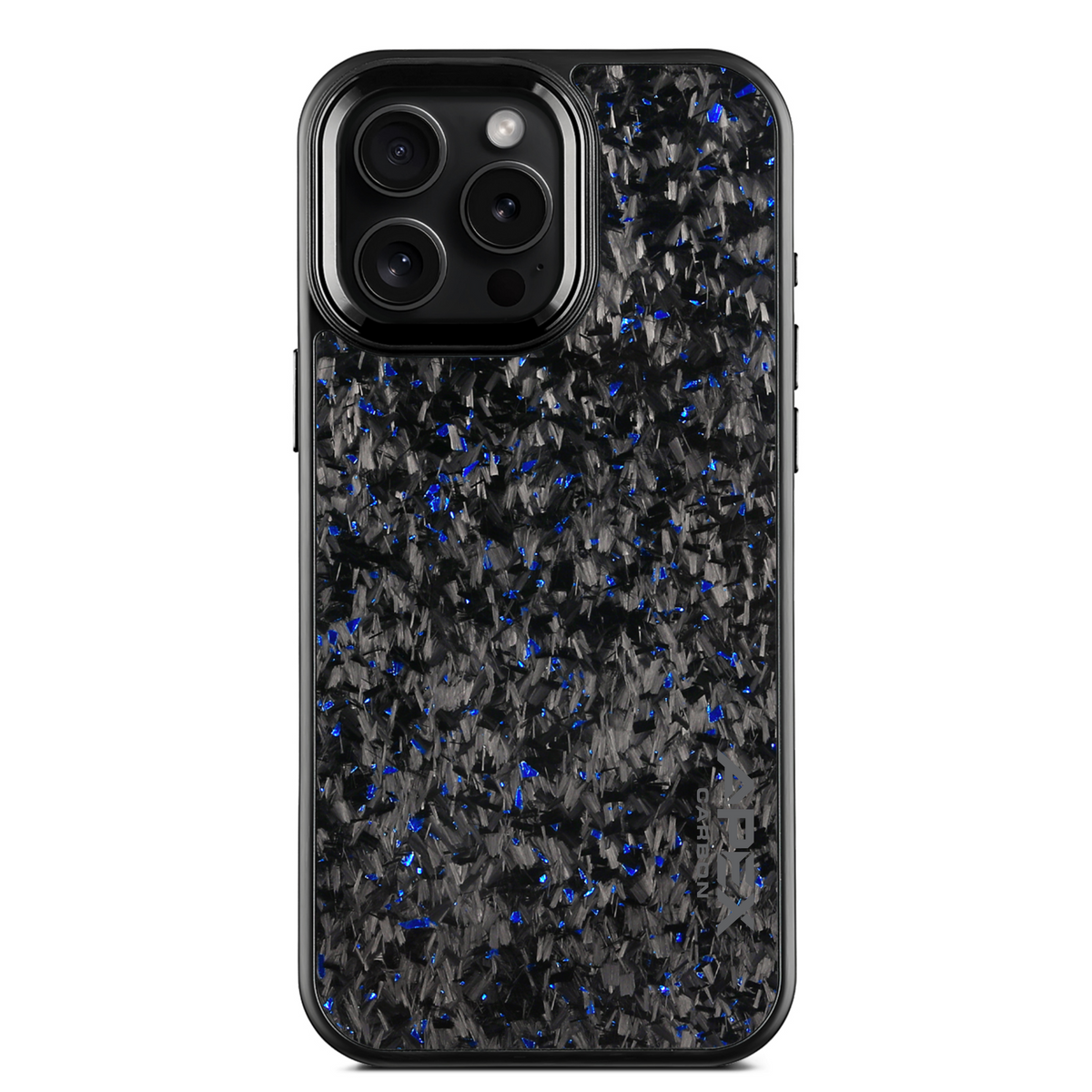 Blue Fragment | Forged Carbon Fiber | iPhone Case | IMPACT SERIES 2.0