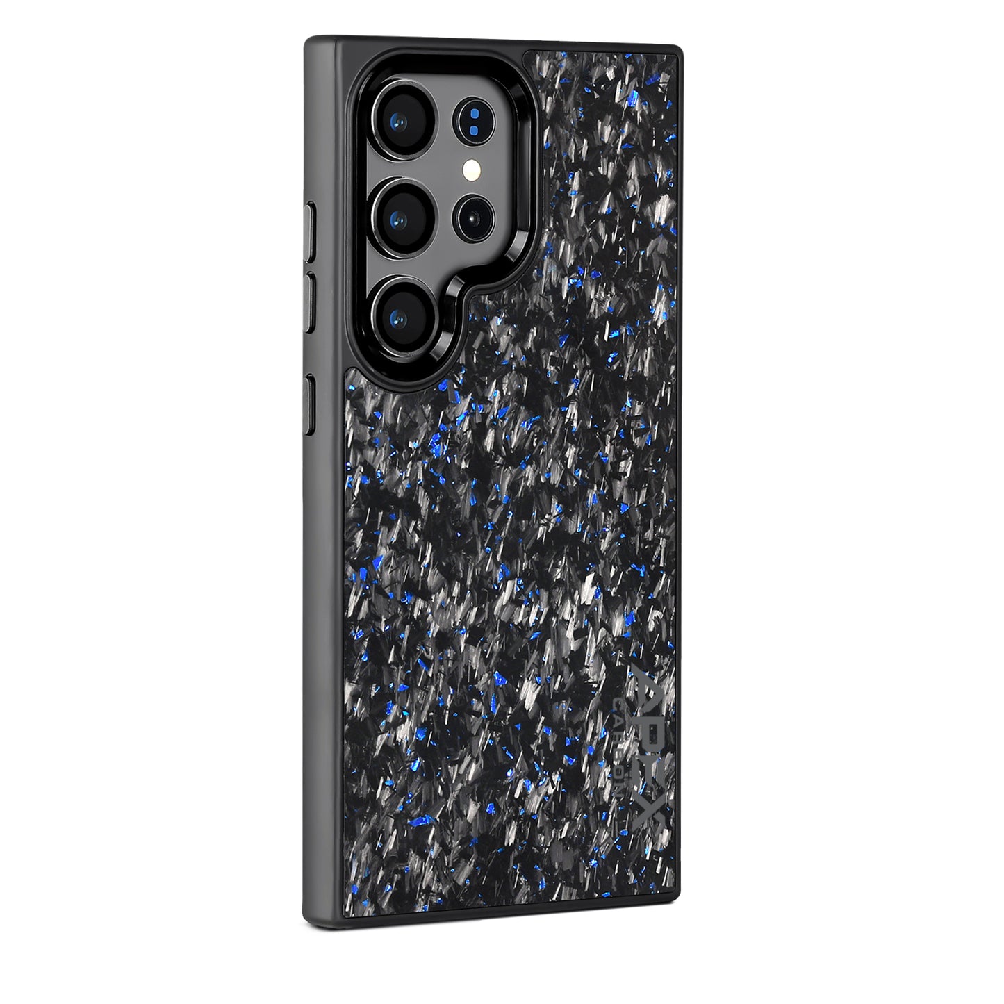 Blue Fragment | Forged Carbon Fiber | Samsung Case | IMPACT SERIES 2.0