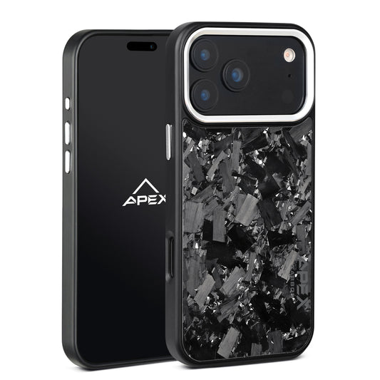 Silver Large Fragment  | Forged Carbon Fiber | iPhone Case | IMPACT SERIES 2.0