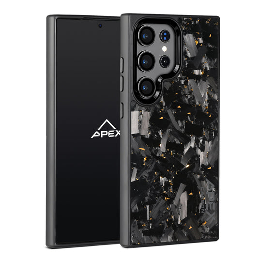 Gold Large Fragment  | Forged Carbon Fiber | Samsung Case | IMPACT SERIES 2.0