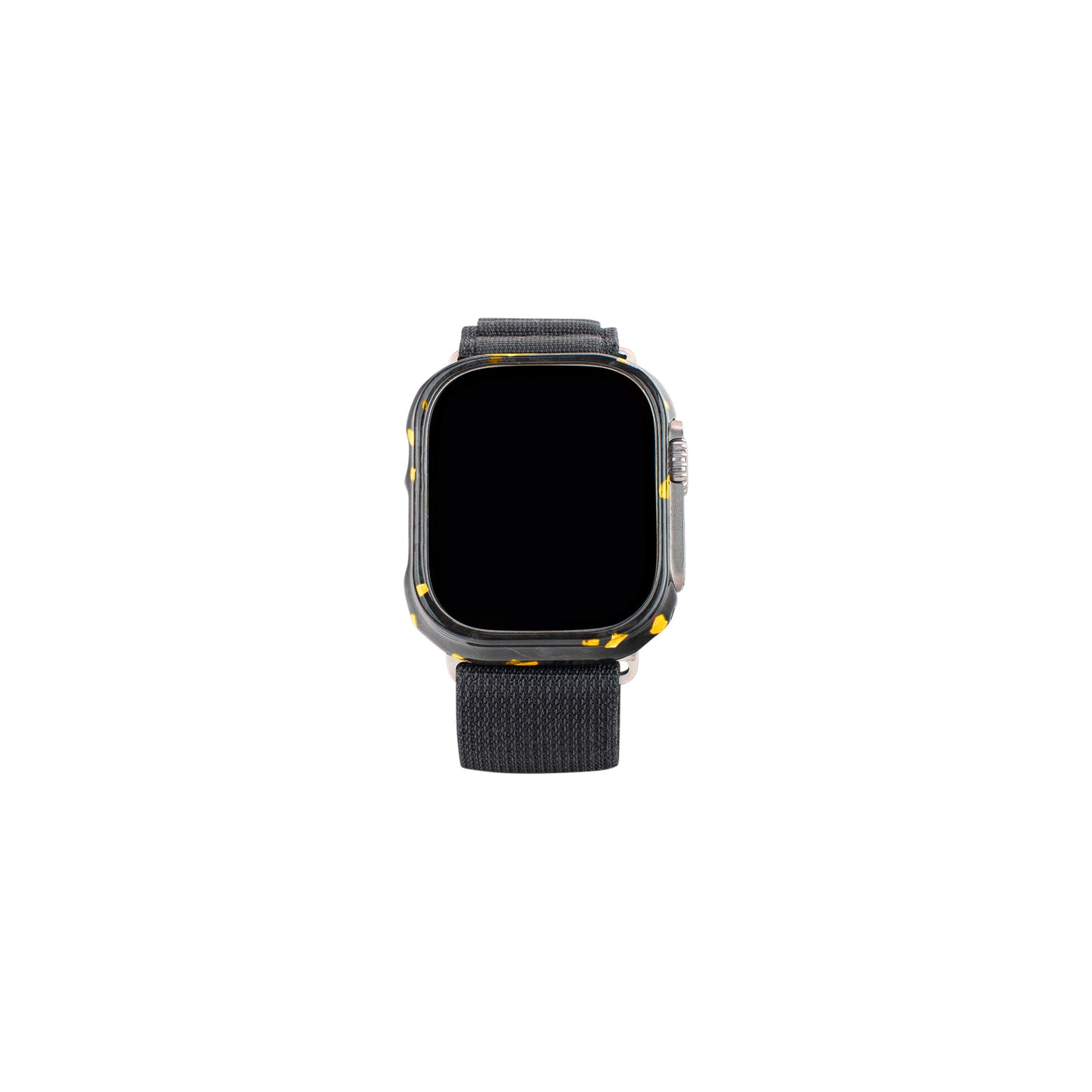Apple Watch | Gold Fragment | Real Forged Carbon Fiber Case