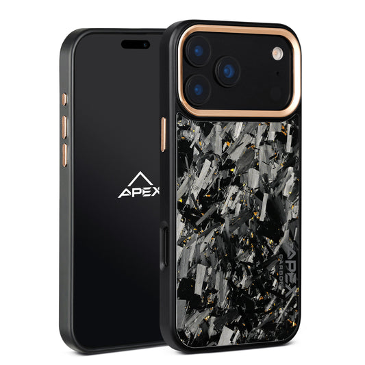 Gold Large Fragment  | Forged Carbon Fiber | iPhone Case | IMPACT SERIES 2.0