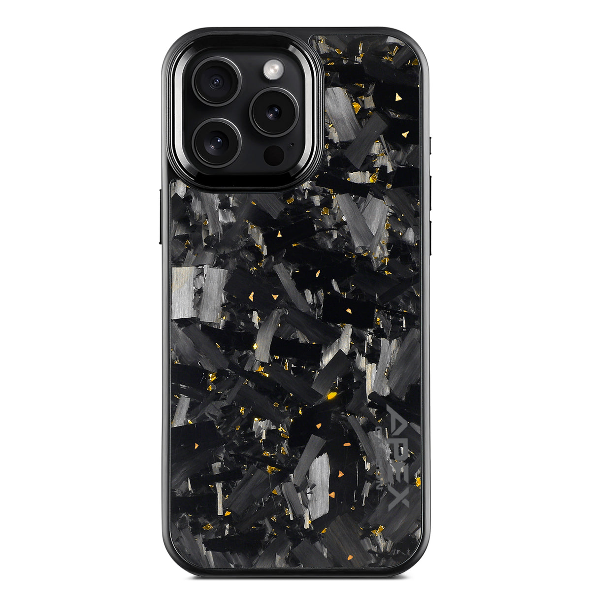 Gold Large Fragment | Forged Carbon Fiber | iPhone Case | IMPACT SERIES 2.0