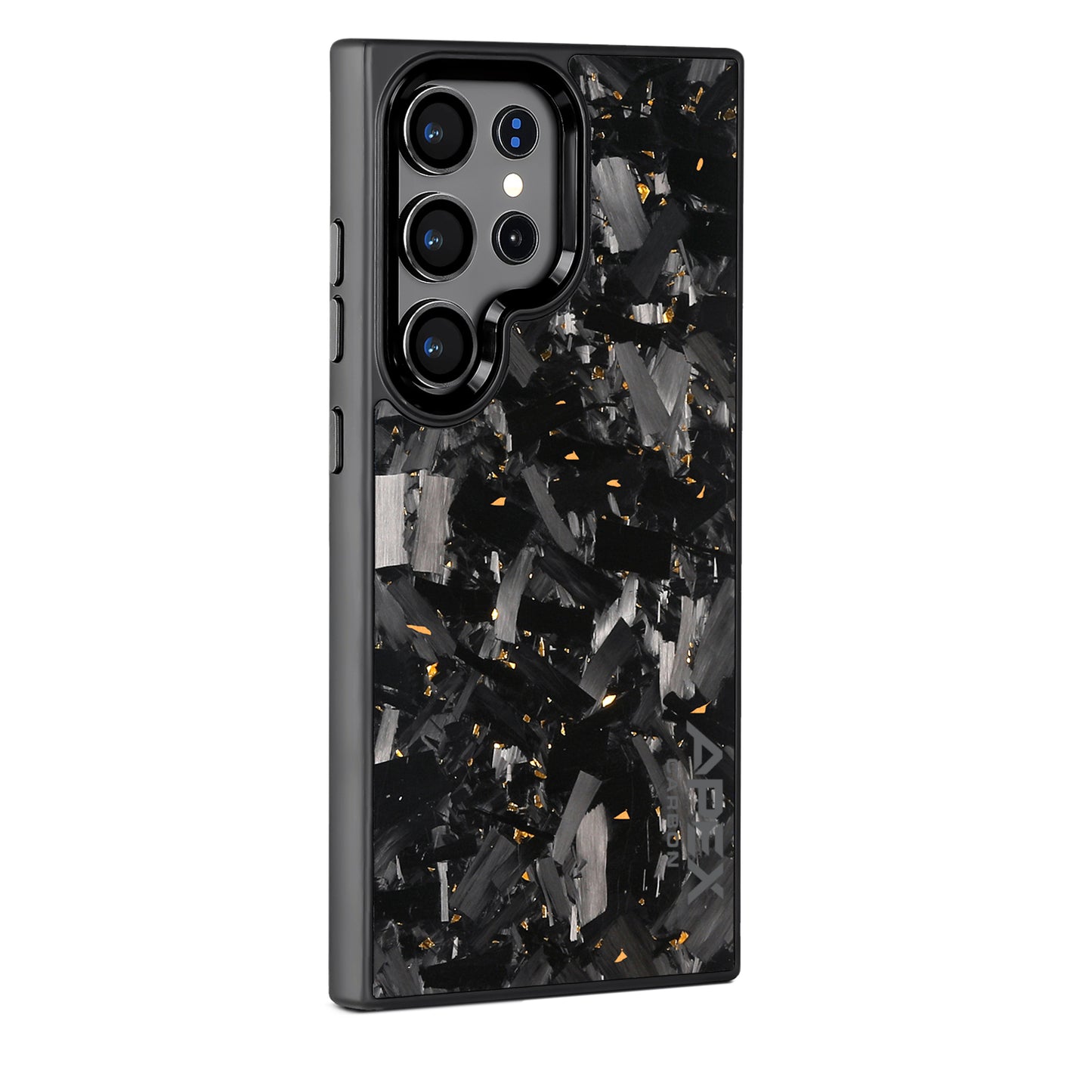 Gold Large Fragment | Forged Carbon Fiber | Samsung Case | IMPACT SERIES 2.0