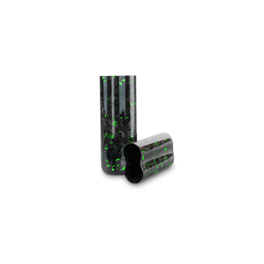 Green Fragment | Real Forged Carbon Fiber | 2 Tube Cigar Case