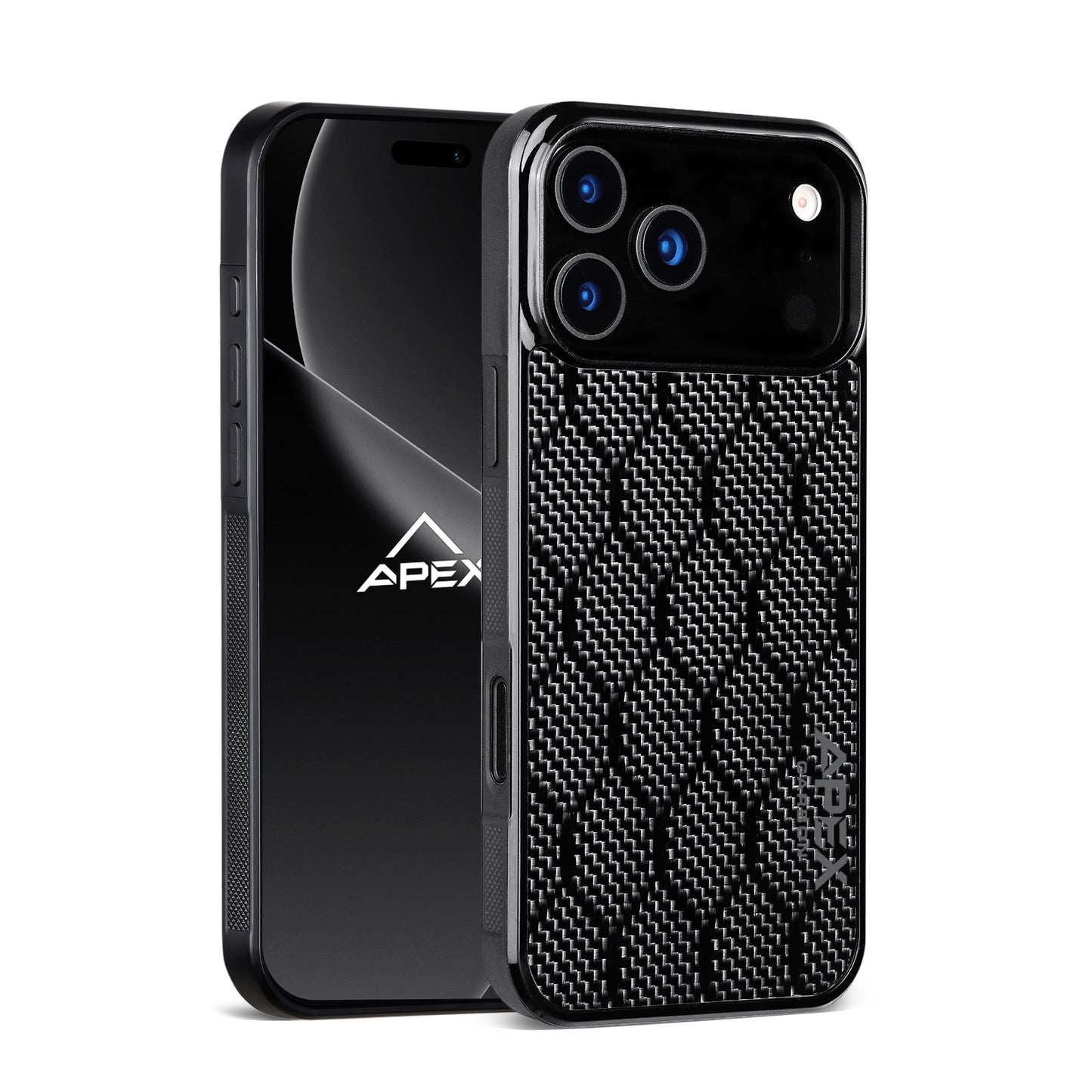 Carbon Fiber Black Honeycomb | iPhone Case | IMPACT SERIES