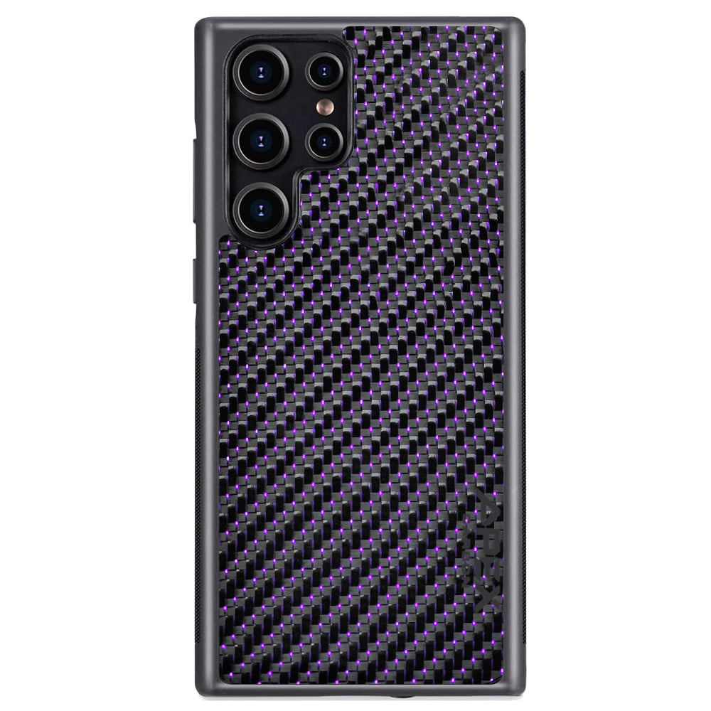 Carbon Fiber Purple | Samsung Case | IMPACT SERIES