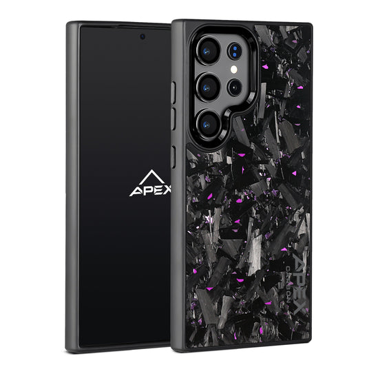 Purple Large Fragment  | Forged Carbon Fiber | Samsung Case | IMPACT SERIES 2.0