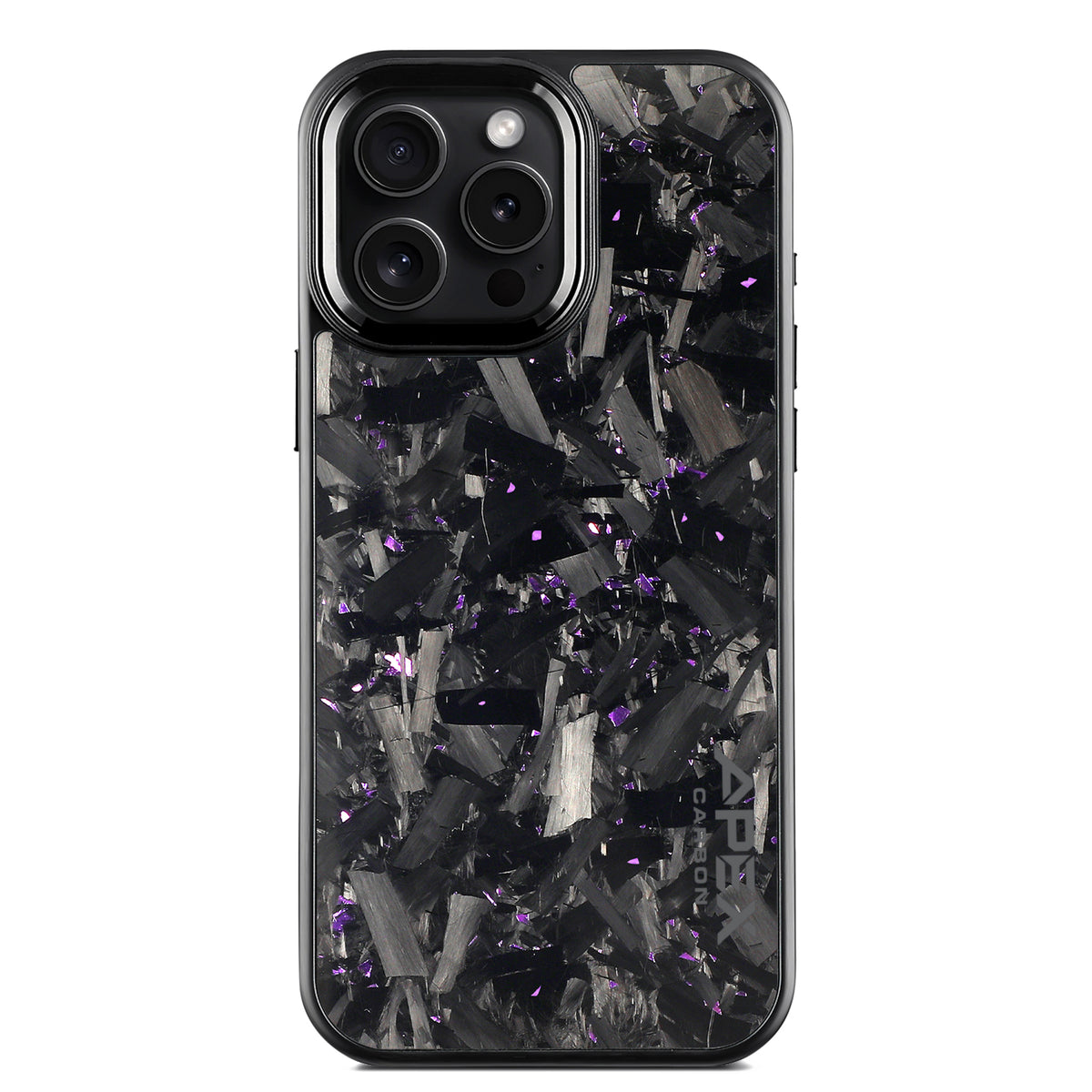 Purple Large Fragment | Forged Carbon Fiber | iPhone Case | IMPACT SERIES 2.0
