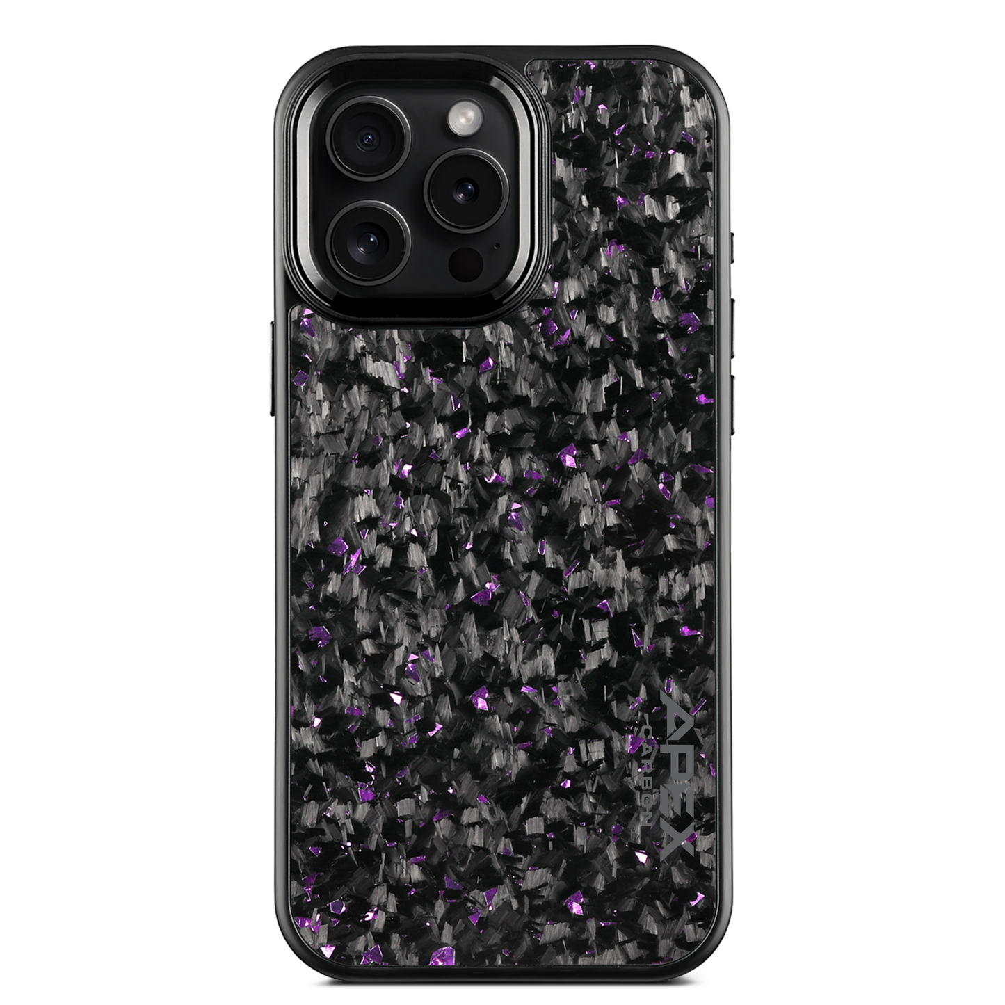 Purple Fragment | Forged Carbon Fiber | iPhone Case | IMPACT SERIES 2.0