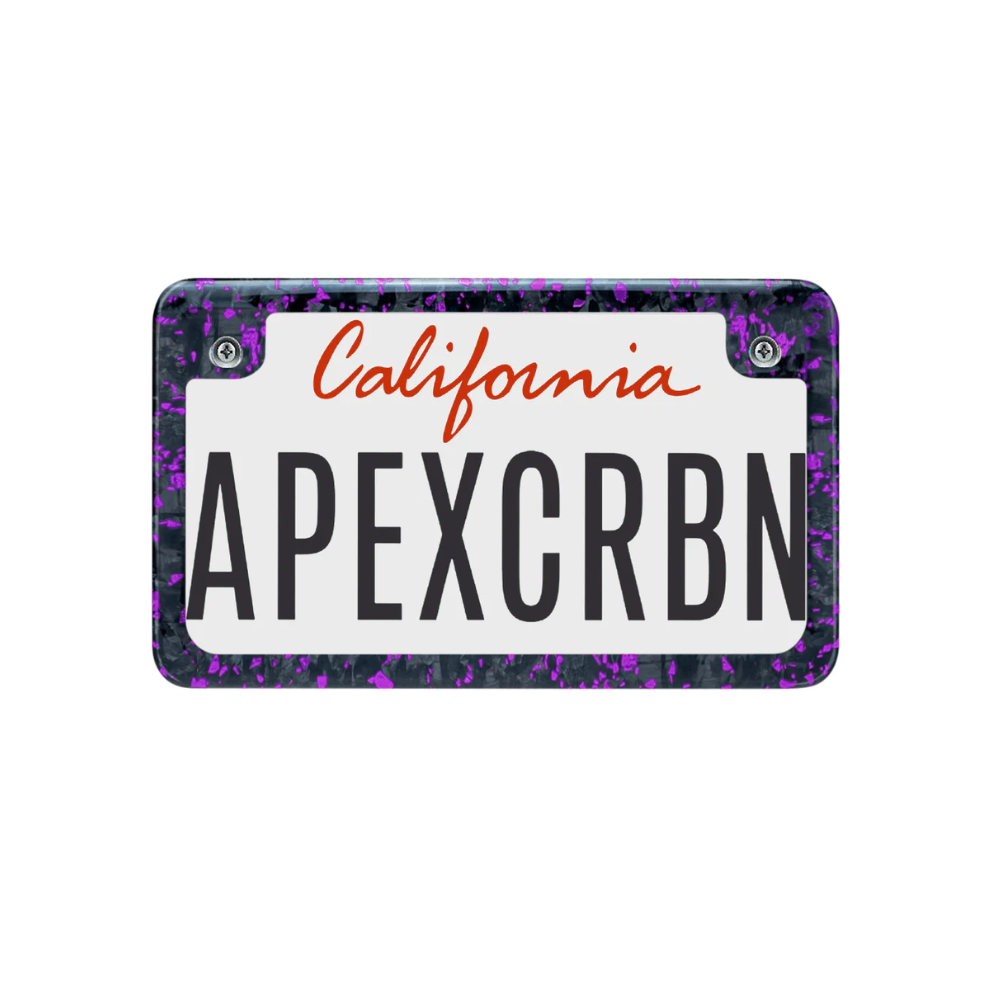 MOTORCYCLE LICENSE PLATE FRAME