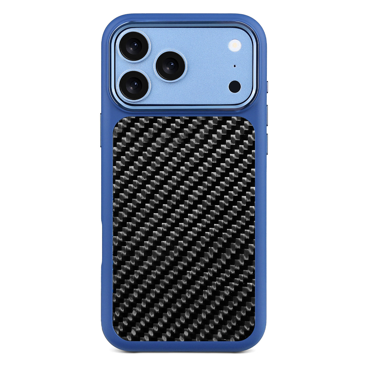 Dark Blue X Carbon Fiber Lace | iPhone Case | HYBRID SERIES