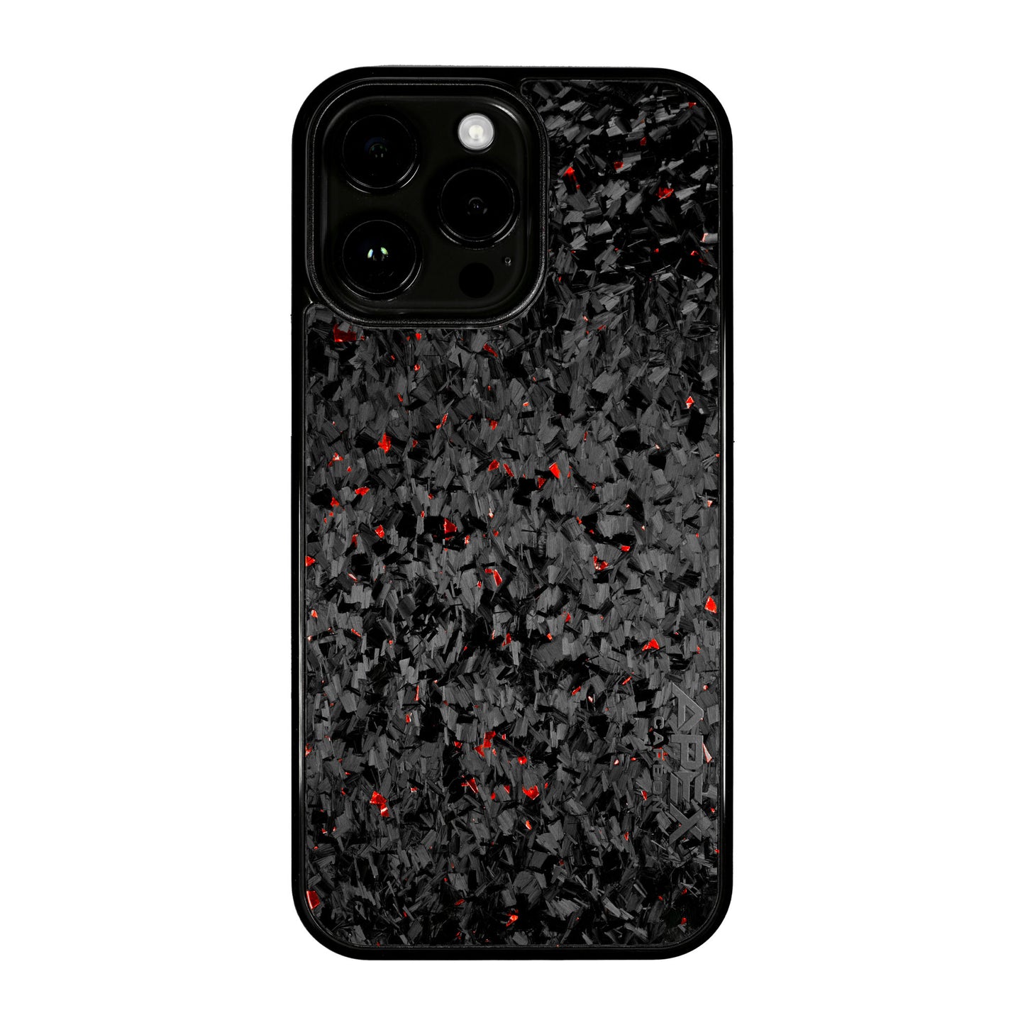 Red Fragment  | Forged Carbon Fiber | iPhone Case | MAGSAFE