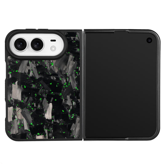 Green Large Fragment Series | Forged Carbon Fiber | iPhone Case | IMPACT SERIES