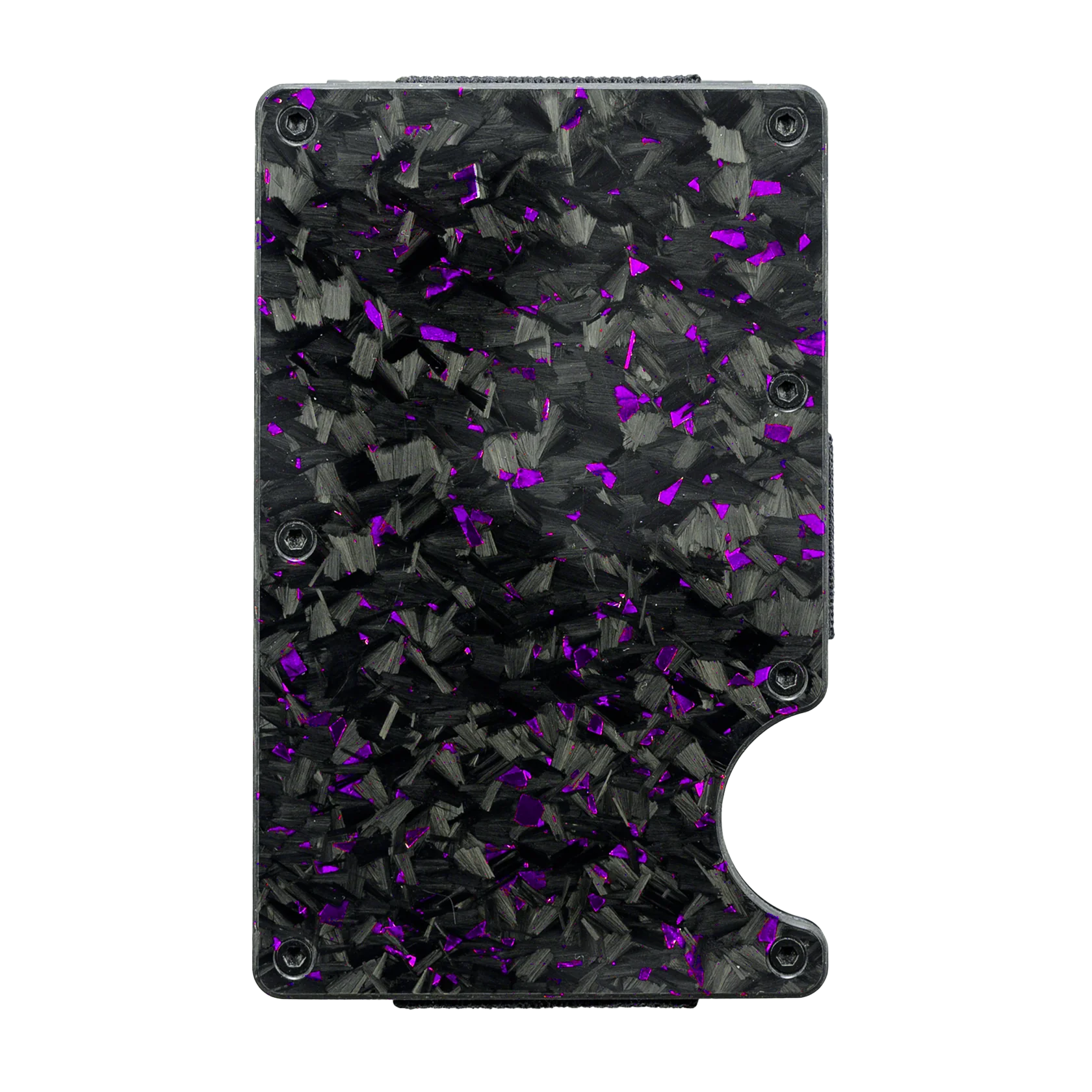 Purple Fragment | Forged Carbon Fiber | Card Holder