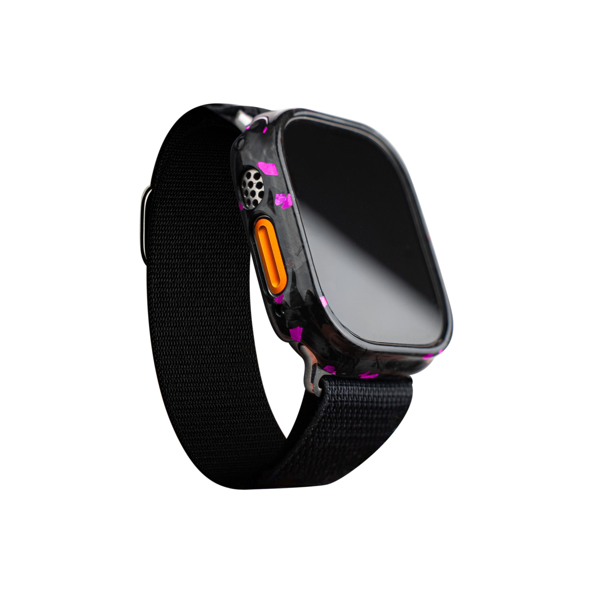 Purple Fragment | Real Forged Carbon Fiber | Apple Watch Case