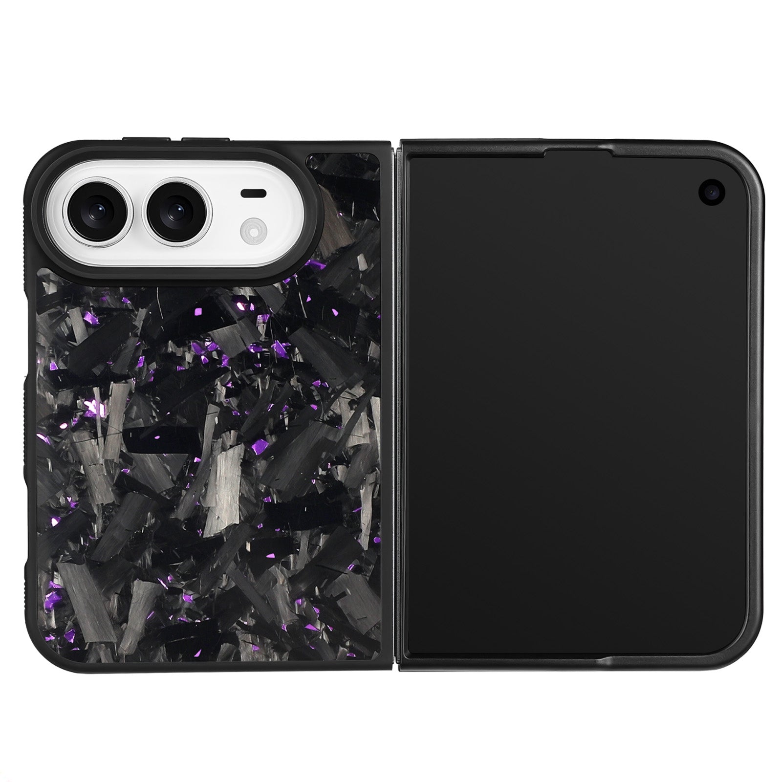 Purple Large Fragment | Forged Carbon Fiber | iPhone Case | IMPACT SERIES