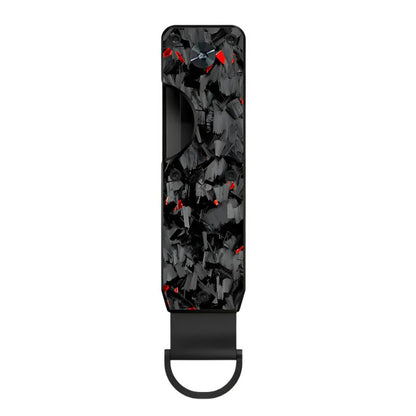 Red Fragment | Forged Carbon Fiber | Key Case