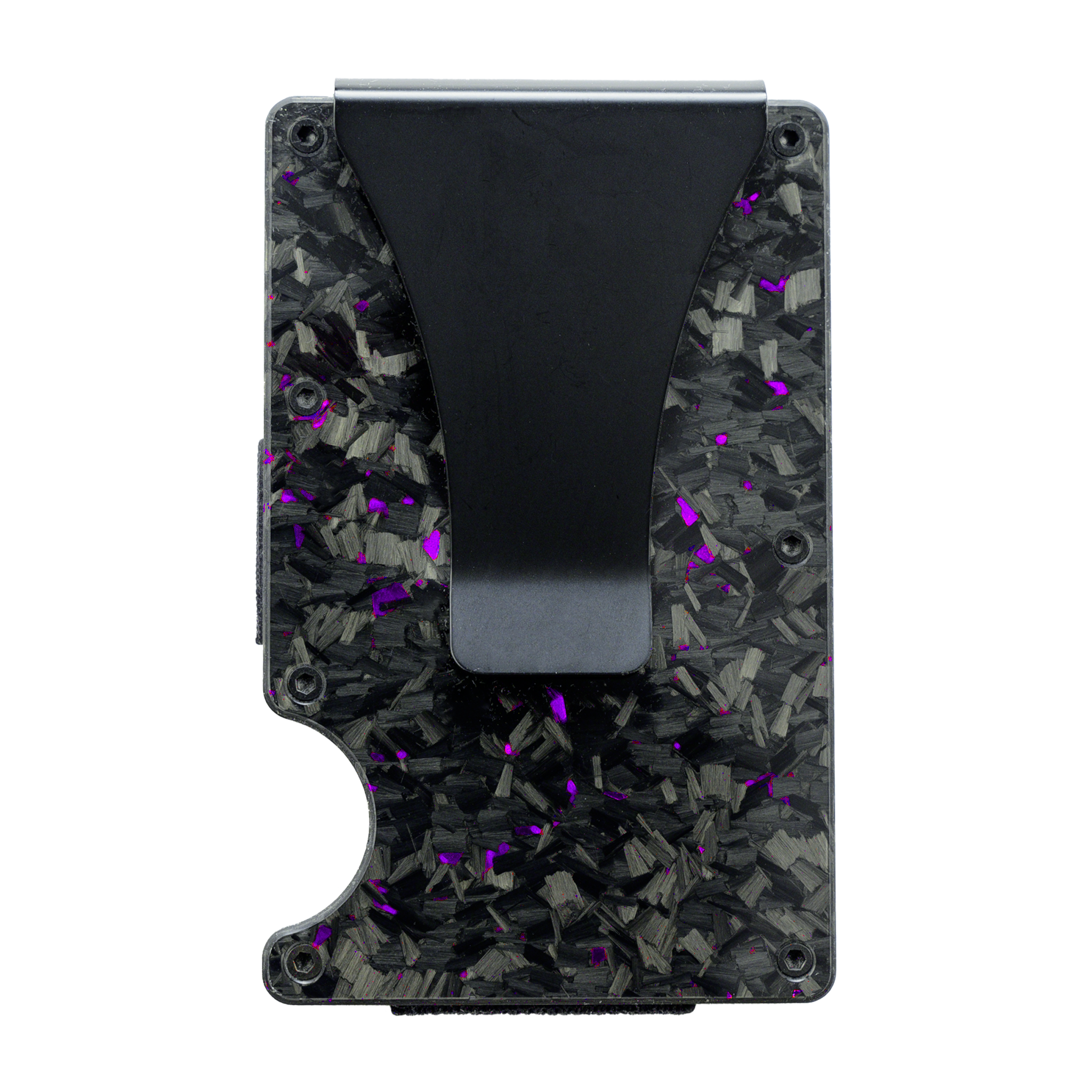 Purple Fragment | Forged Carbon Fiber | Card Holder