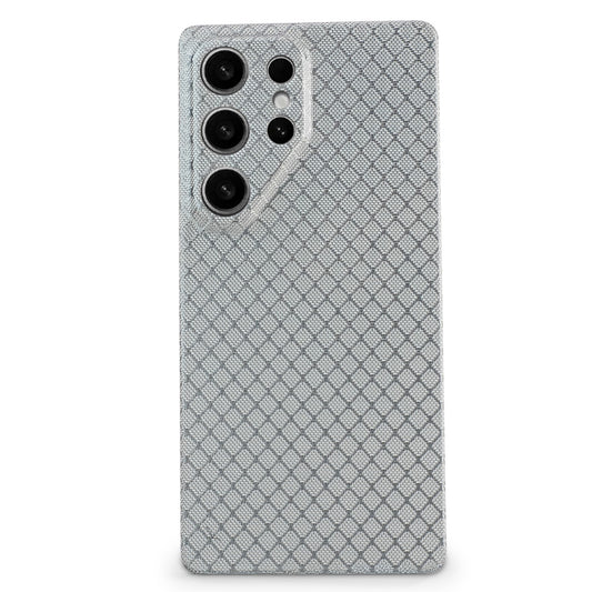 White Hexa Carbon | Samsung Case | SQUELETON SERIES