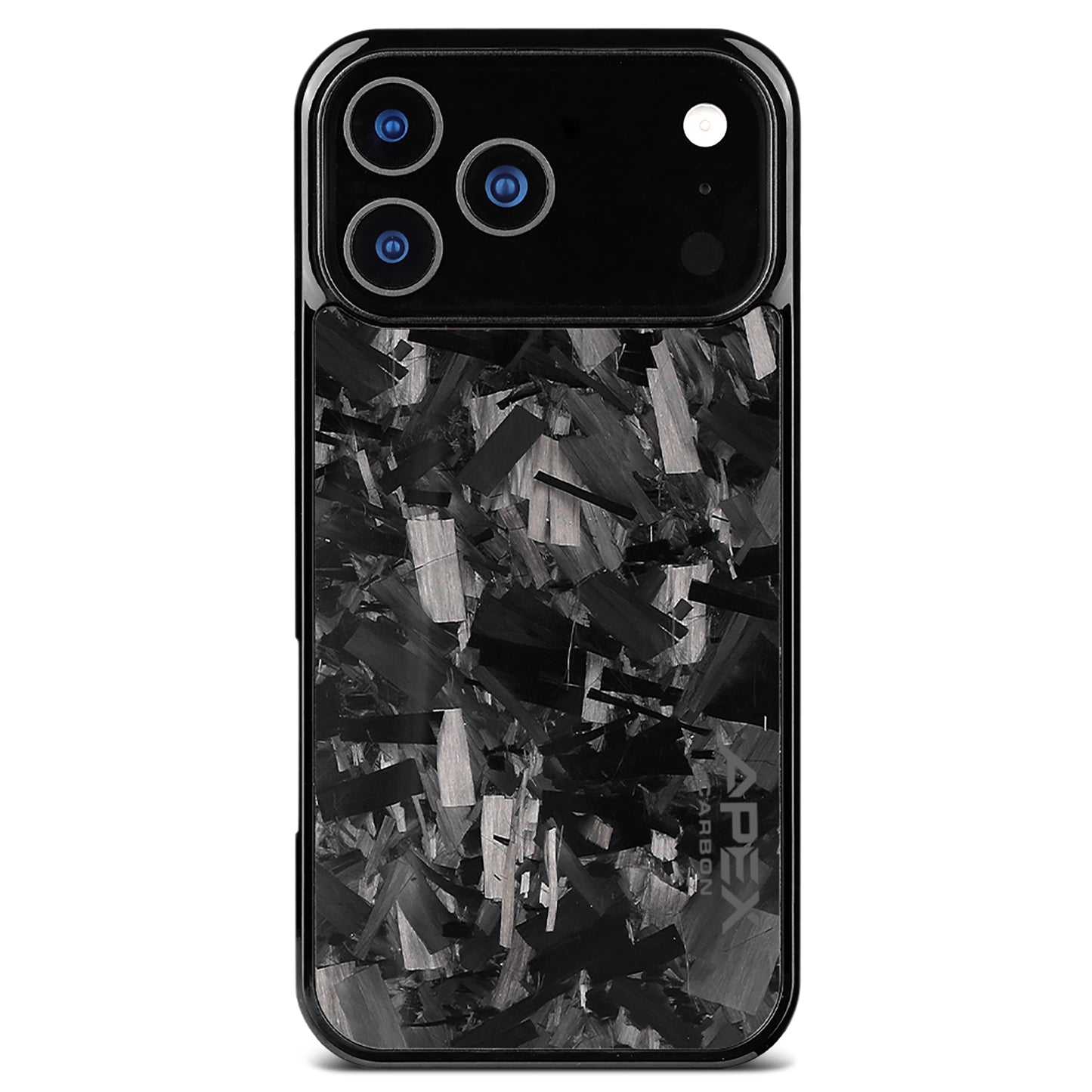 Black Large Fragment Series | Forged Carbon Fiber | iPhone Case | IMPACT SERIES