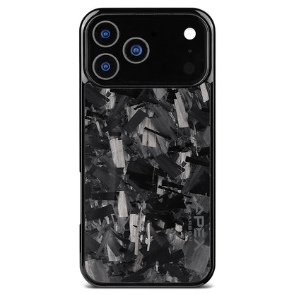 Black Large Fragment Series | Forged Carbon Fiber | iPhone Case | IMPACT SERIES