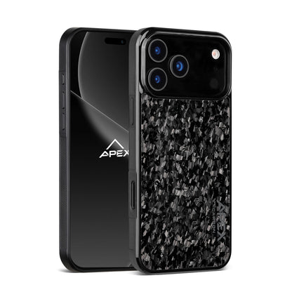 Black Fragment  | Forged Carbon Fiber | iPhone Case | IMPACT SERIES