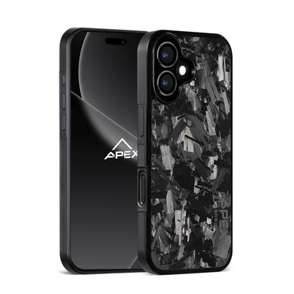 Black Large Fragment Series | Forged Carbon Fiber | iPhone Case | IMPACT SERIES