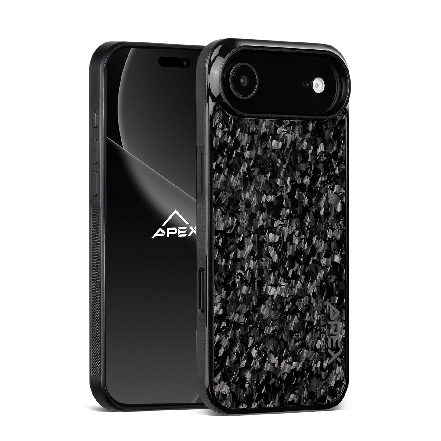 Black Fragment  | Forged Carbon Fiber | iPhone Case | IMPACT SERIES