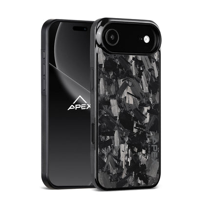 Black Large Fragment Series | Forged Carbon Fiber | iPhone Case | IMPACT SERIES