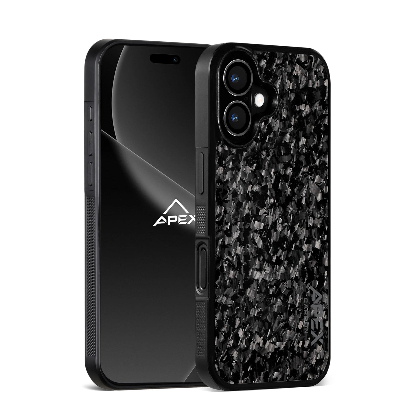 Black Fragment  | Forged Carbon Fiber | iPhone Case | IMPACT SERIES