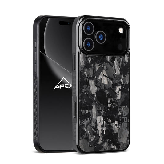 Black Large Fragment Series | Forged Carbon Fiber | iPhone Case | IMPACT SERIES