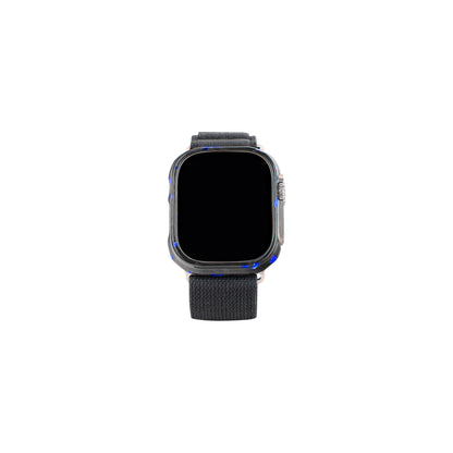 Apple Watch | Blue Fragment | Real Forged Carbon Fiber Case