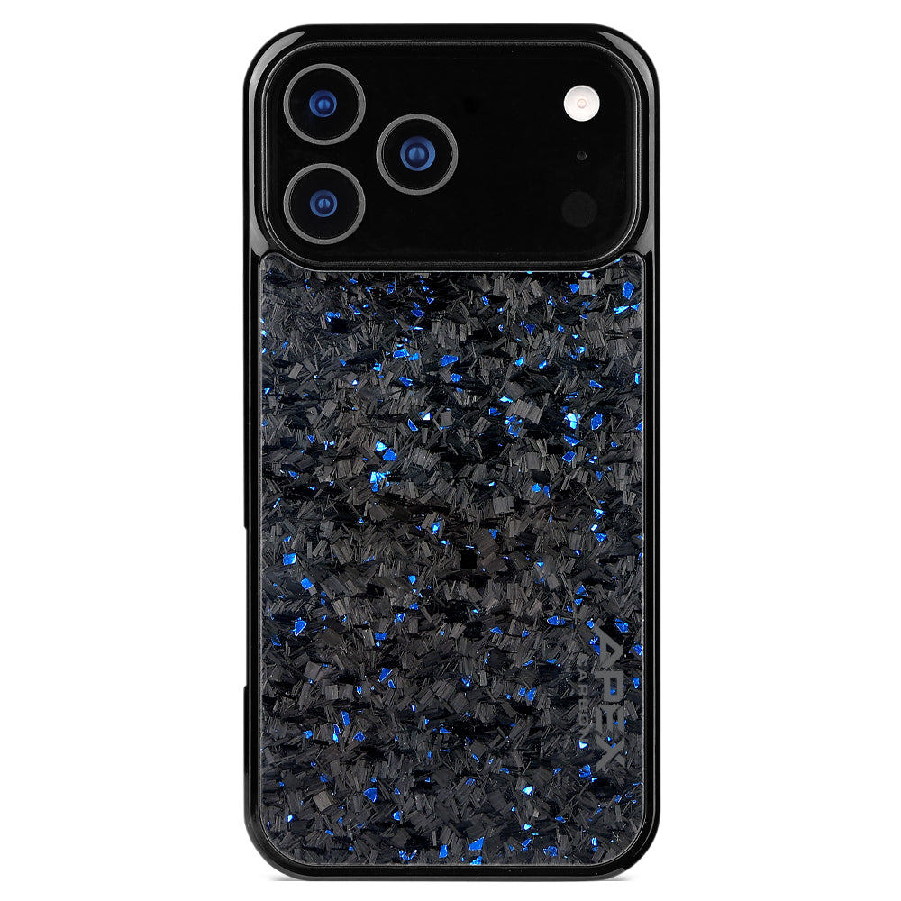 Blue Fragment  | Forged Carbon Fiber | iPhone Case | IMPACT SERIES