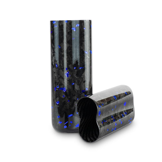 Blue Fragment | Real Forged Carbon Fiber | 2 Tube Cigar Case
