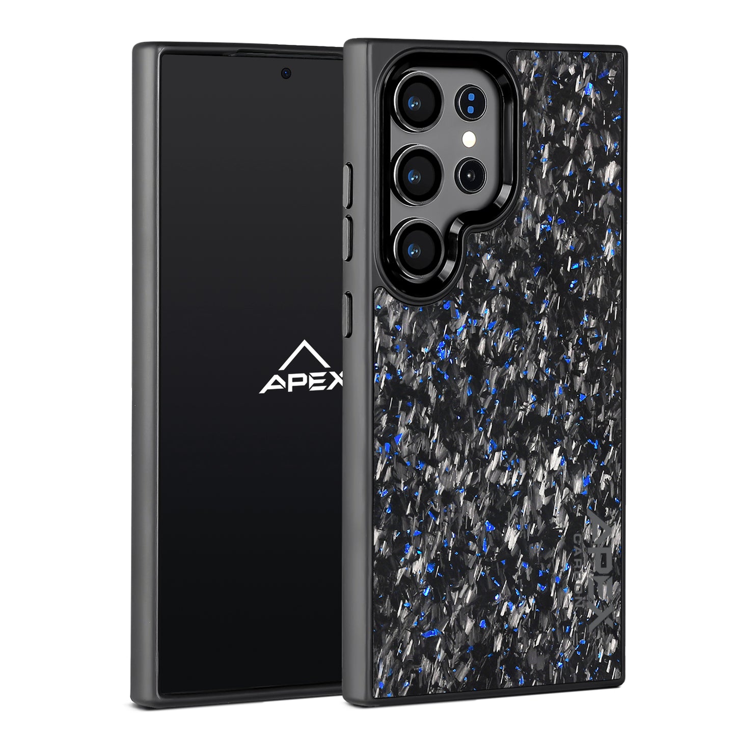 Blue Fragment  | Forged Carbon Fiber | Samsung Case | IMPACT SERIES 2.0