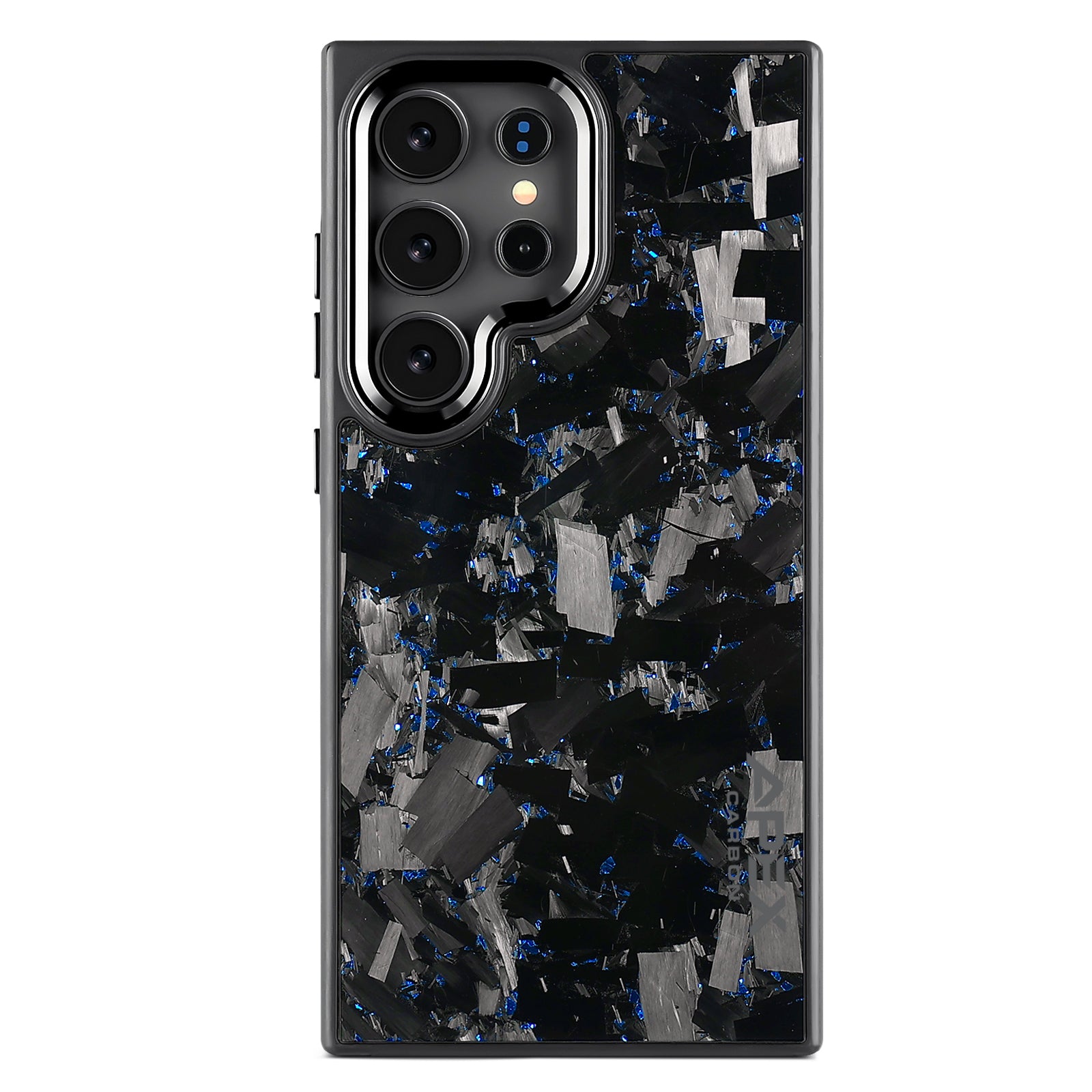 Blue Large Fragment  | Forged Carbon Fiber | Samsung Case | IMPACT SERIES 2.0