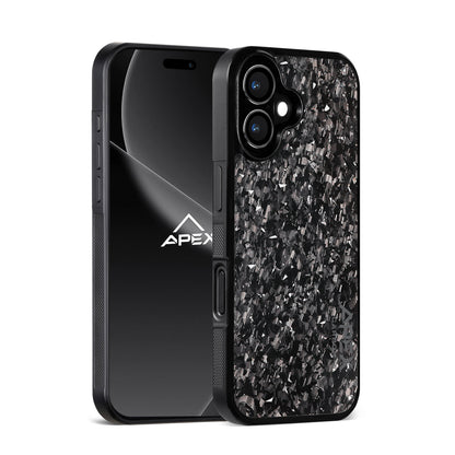 Silver Fragment  | Forged Carbon Fiber | iPhone Case | IMPACT SERIES