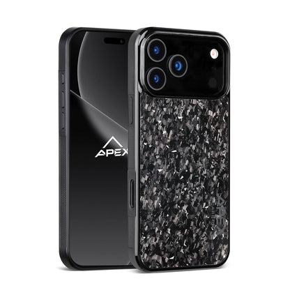 Silver Fragment  | Forged Carbon Fiber | iPhone Case | IMPACT SERIES