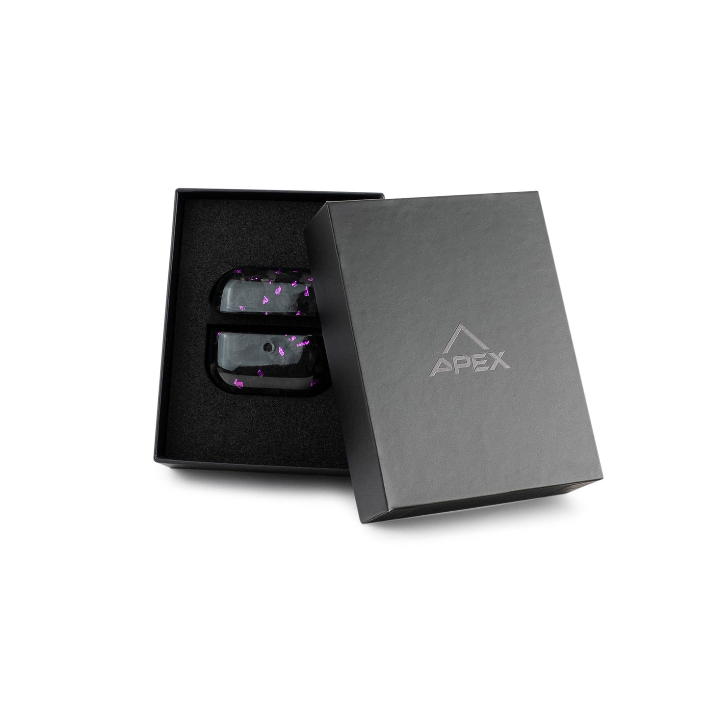 Purple Fragment | Real Forged Carbon | Galaxy Buds Case