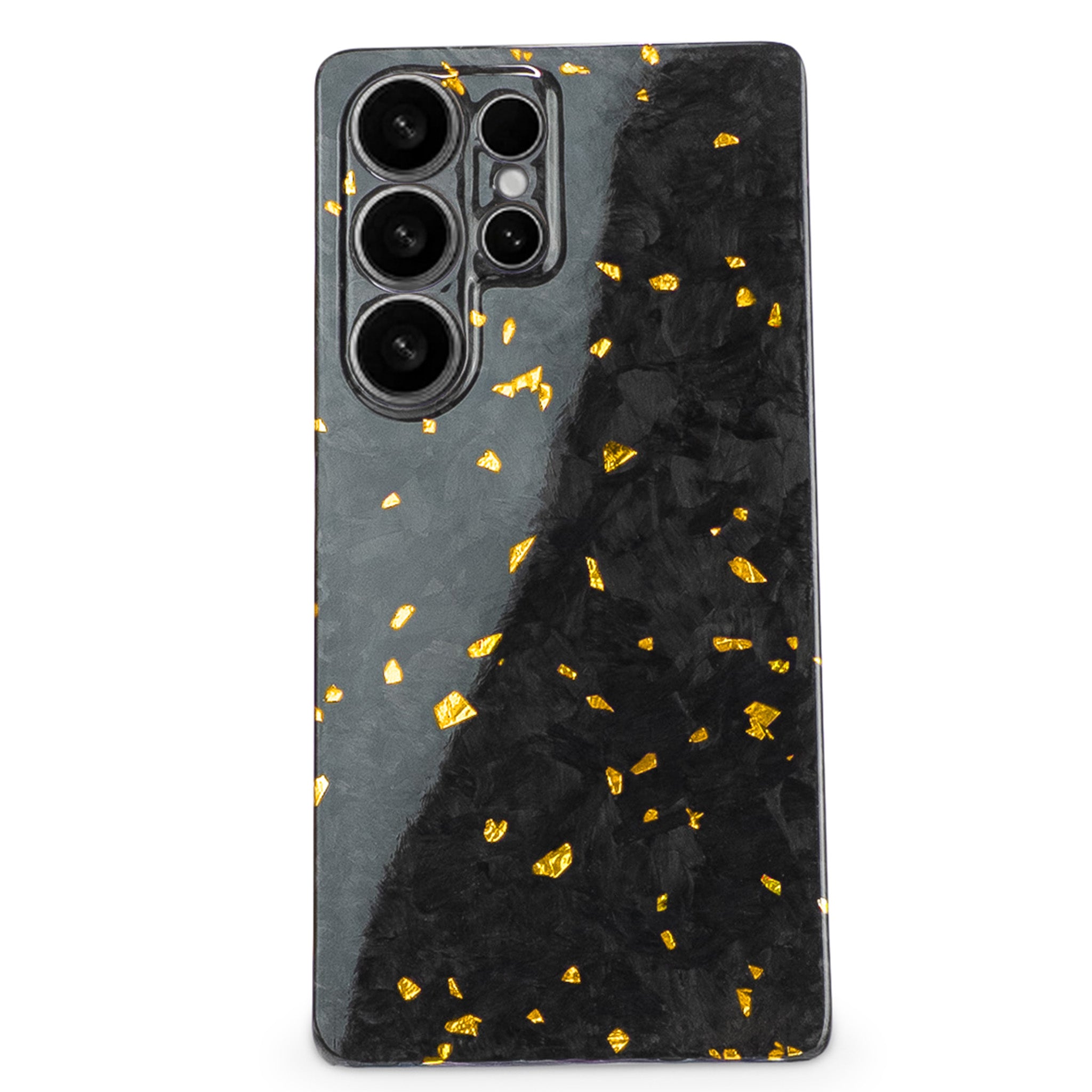 Gold Fragment | Forged Carbon Fiber | Samsung Case | SQUELETON SERIES