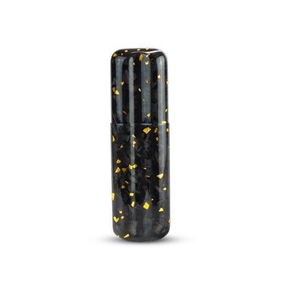 Gold Fragment | Real Forged Carbon Fiber | 2 Tube Cigar Case