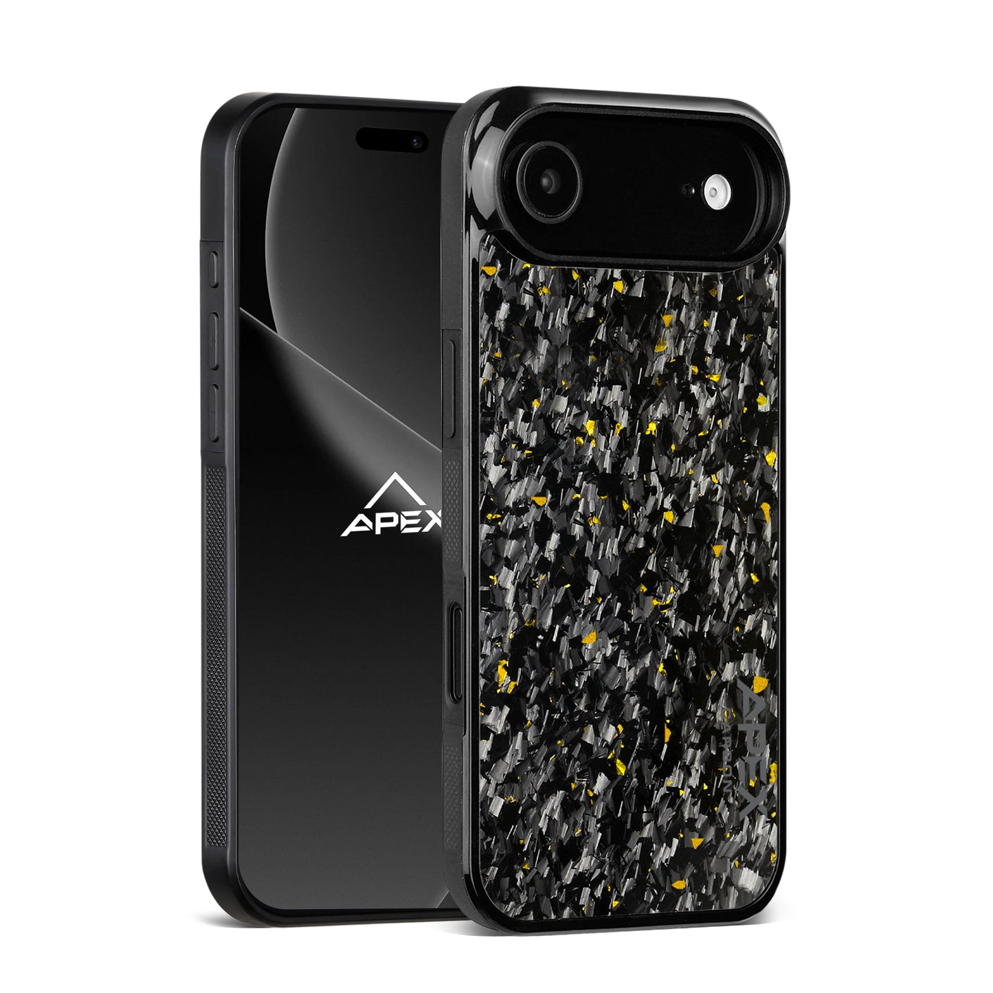 Gold Fragment  | Forged Carbon Fiber | iPhone Case | IMPACT SERIES