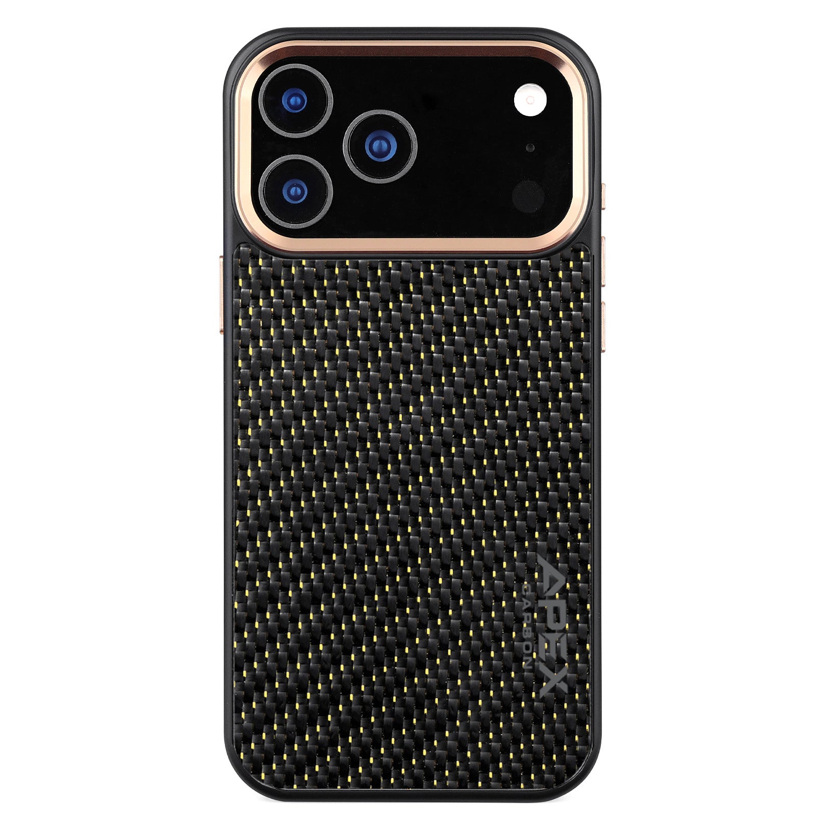 Carbon Fiber Gold Lace | iPhone Case | IMPACT SERIES 2.0